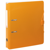 Ordner „WAVE“ | A4, 50 mm, Hebelmechanik mit gummiertem Griff, orange